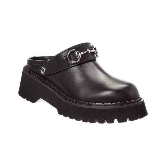 Gucci Horsebit Leather Mule, Black - Picture 1 of 5